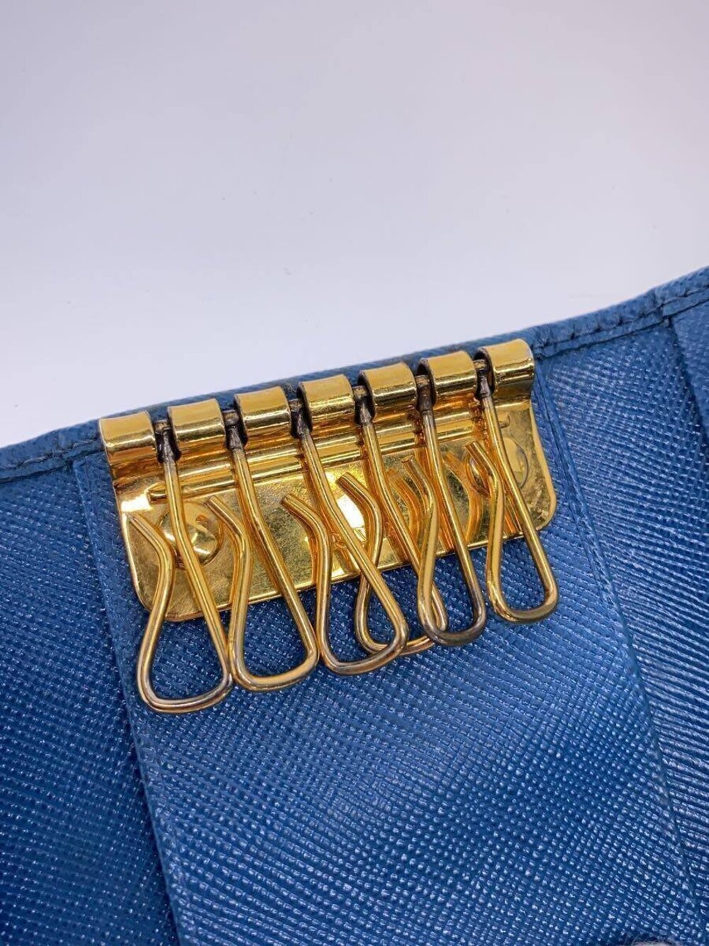 Prada Key Case Wallet Blue - Picture 5 of 6